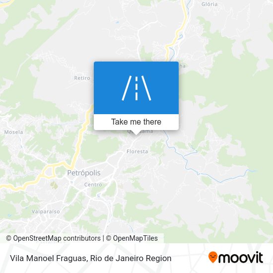 Vila Manoel Fraguas map