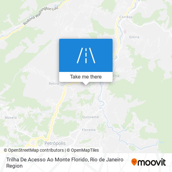 Trilha De Acesso Ao Monte Florido map