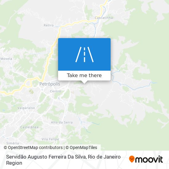 Servidão Augusto  Ferreira Da Silva map