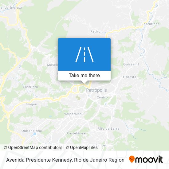 Avenida Presidente Kennedy map