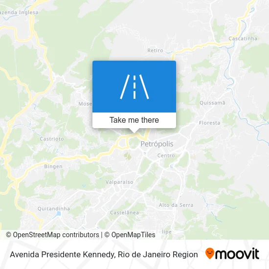 Avenida Presidente Kennedy map