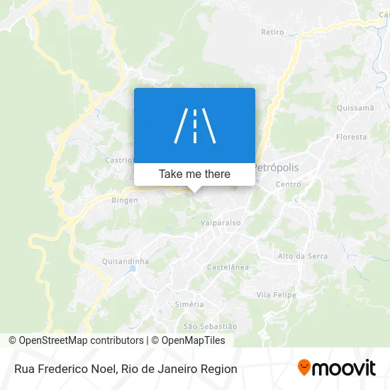 Rua Frederico Noel map