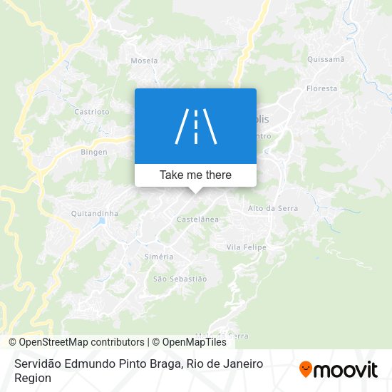 Servidão Edmundo Pinto Braga map