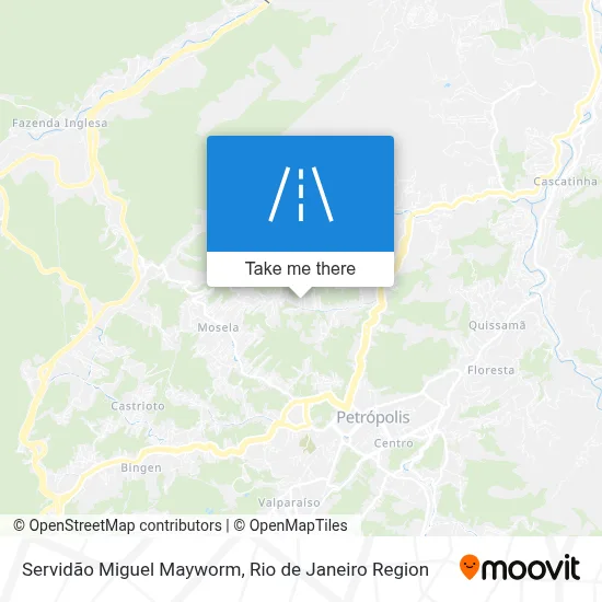 Servidão Miguel Mayworm map