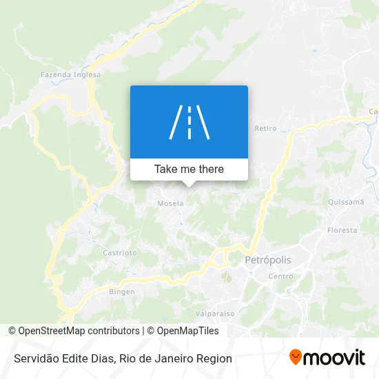 Servidão Edite Dias map