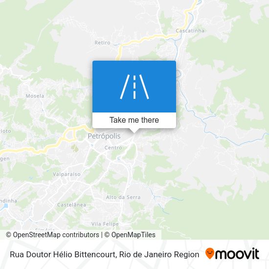 Rua Doutor Hélio Bittencourt map