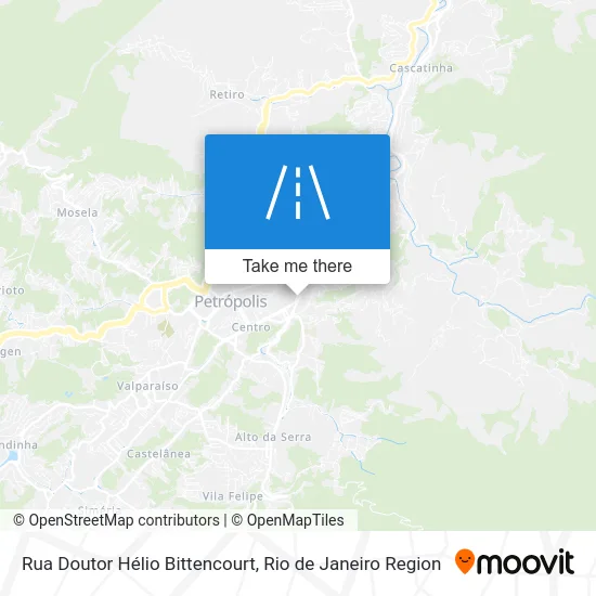 Rua Doutor Hélio Bittencourt map