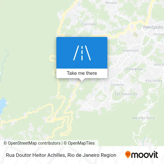 Rua Doutor Heitor Achilles map