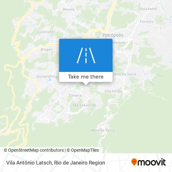 Vila Antônio Latsch map