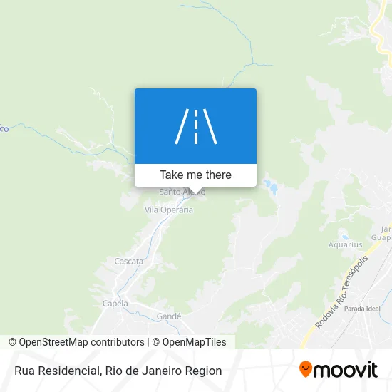 Rua Residencial map