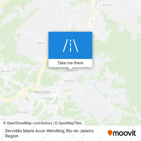 Servidão Maria Acon Wendling map