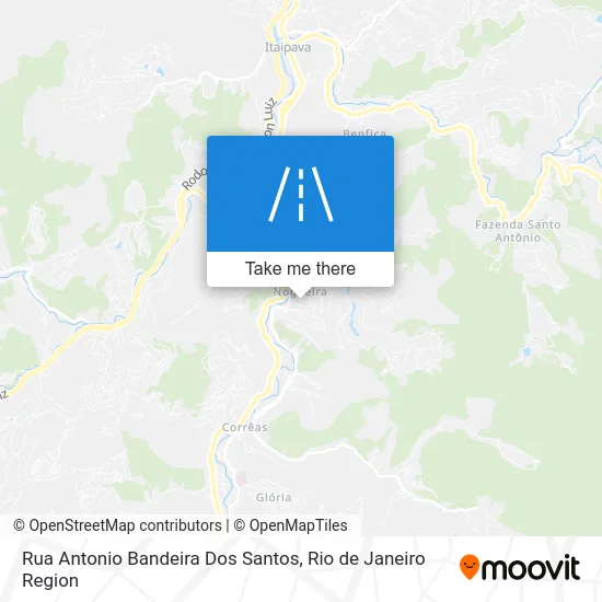 Rua Antonio Bandeira Dos Santos map