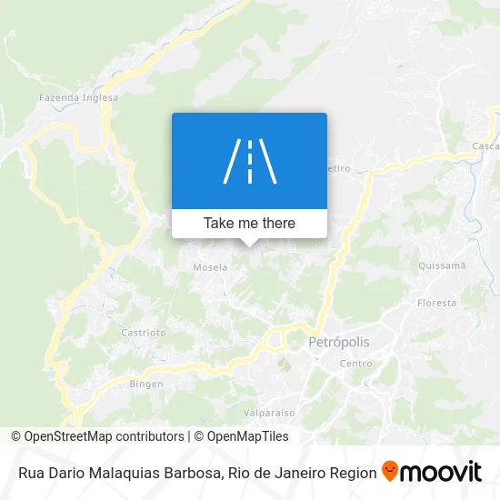 Rua Dario Malaquias Barbosa map