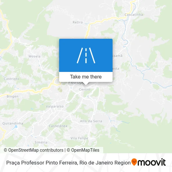 Praça Professor Pinto Ferreira map