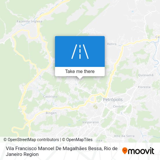 Vila Francisco Manoel De Magalhães Bessa map