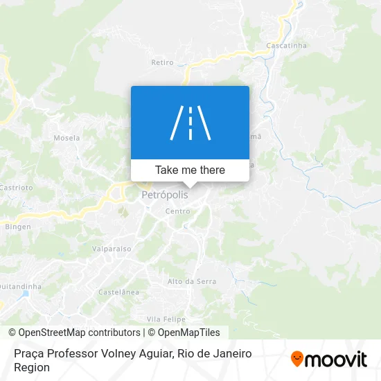Praça Professor Volney Aguiar map