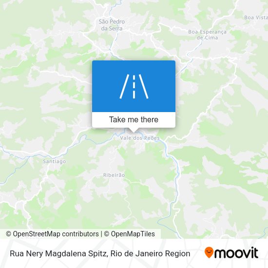 Rua Nery Magdalena Spitz map