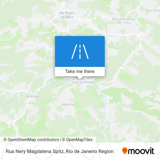 Rua Nery Magdalena Spitz map