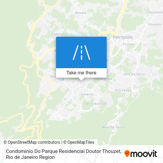 Condomínio Do Parque Residencial Doutor Thouzet map