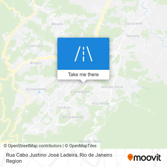 Rua Cabo Justino José Ladeira map