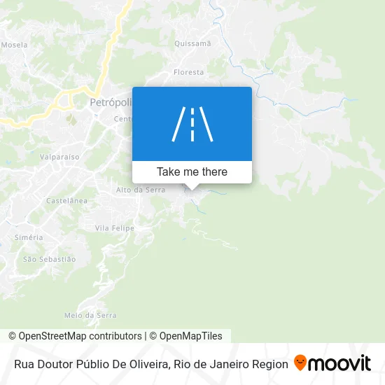 Rua Doutor Públio De Oliveira map