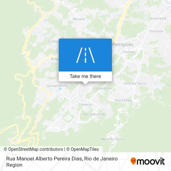 Rua Manoel Alberto Pereira Dias map