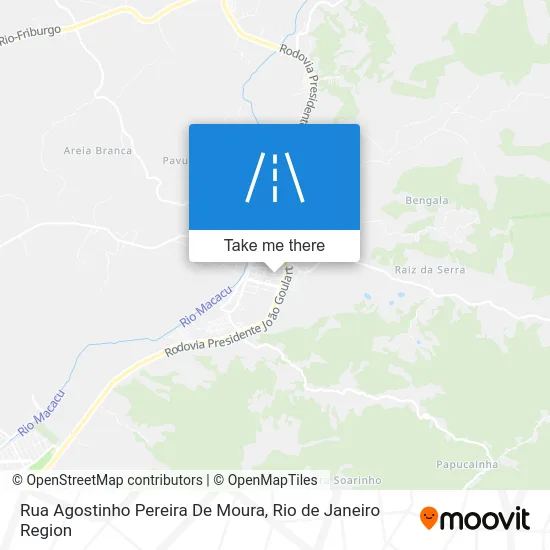 Rua Agostinho Pereira De Moura map