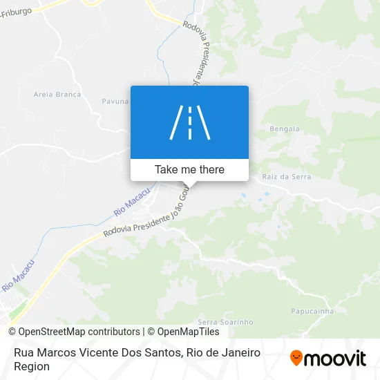 Rua Marcos Vicente Dos Santos map