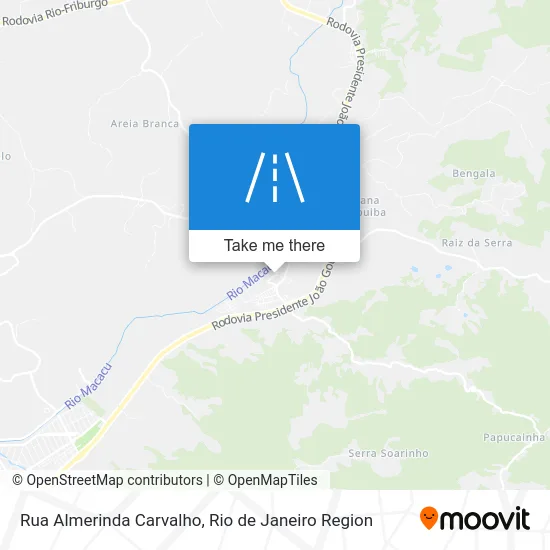 Rua Almerinda Carvalho map