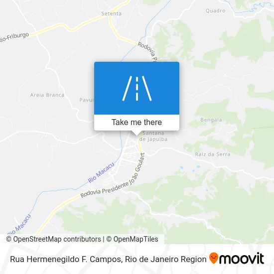 Rua Hermenegildo F. Campos map