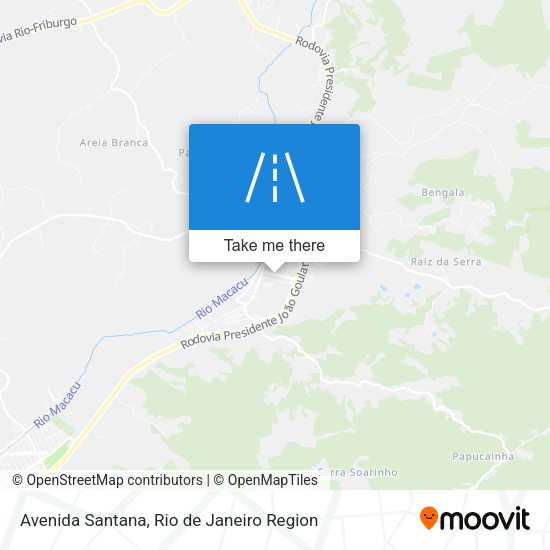 Avenida Santana map