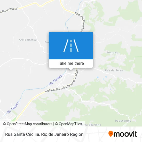 Rua Santa Cecília map