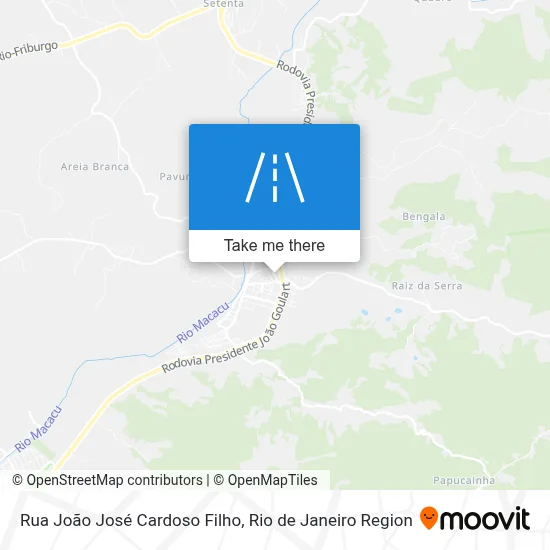 Rua João José Cardoso Filho map