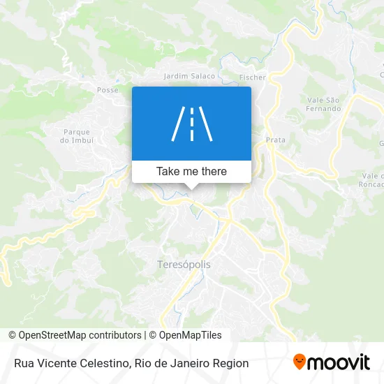 Rua Vicente Celestino map