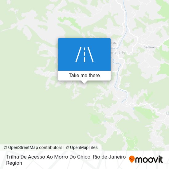 Trilha De Acesso Ao Morro Do Chico map