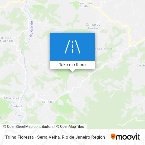 Trilha Floresta - Serra Velha map