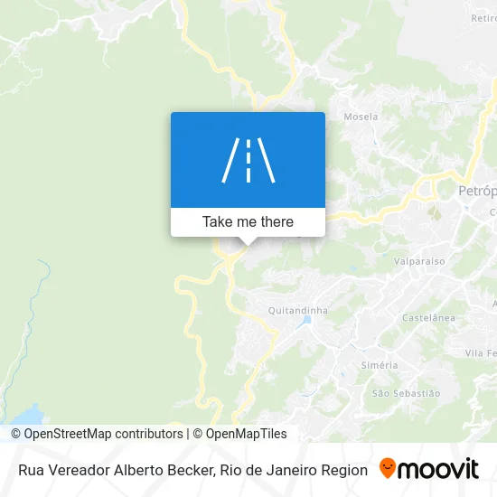 Rua Vereador Alberto Becker map