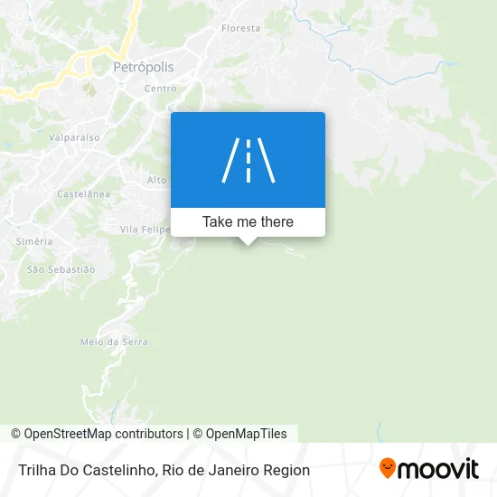 Trilha Do Castelinho map