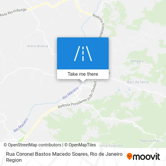 Rua Coronel Bastos Macedo Soares map