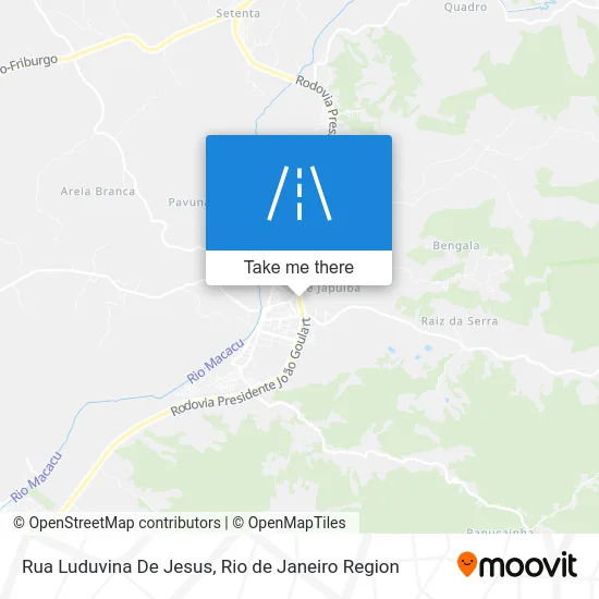 Rua Luduvina De Jesus map