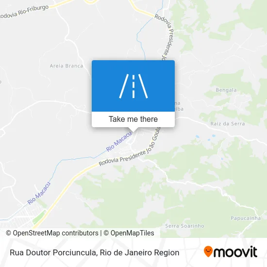 Rua Doutor Porciuncula map