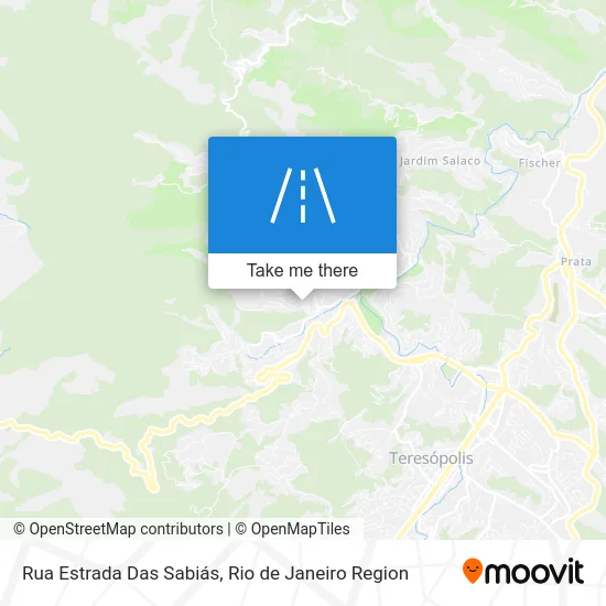 Rua Estrada Das Sabiás map