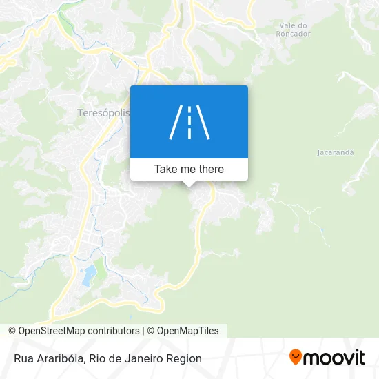 Rua Araribóia map