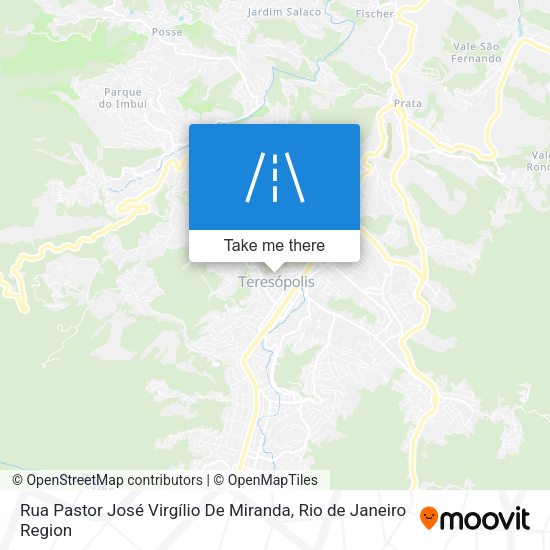 Rua Pastor José Virgílio De Miranda map