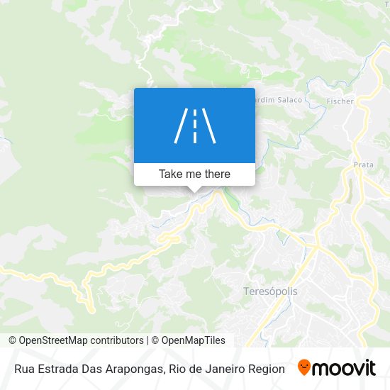 Rua Estrada Das Arapongas map