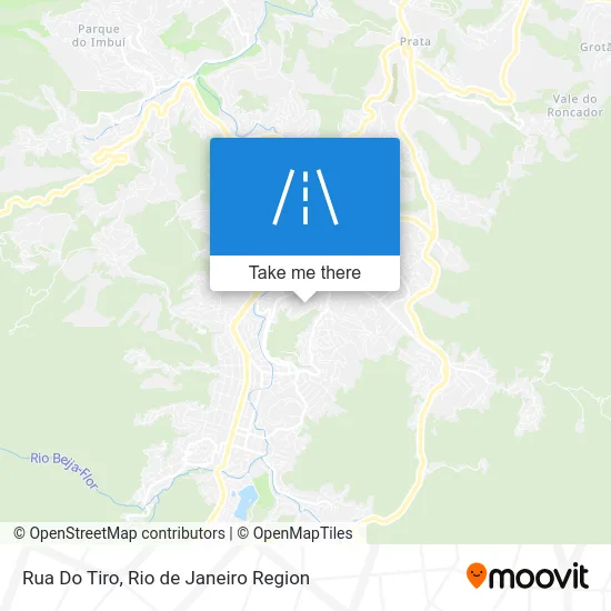 Rua Do Tiro map