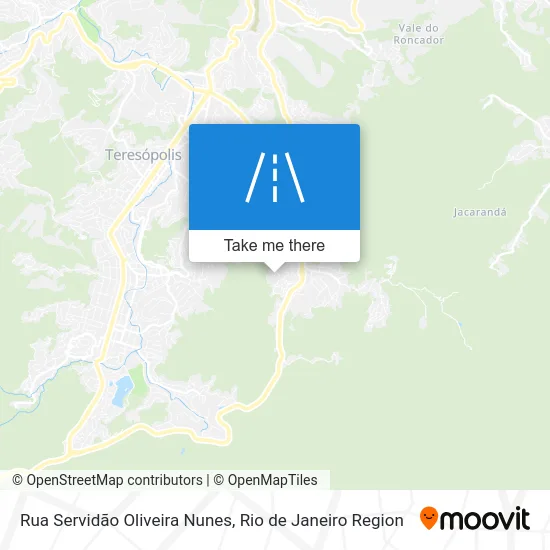 Rua Servidão Oliveira Nunes map