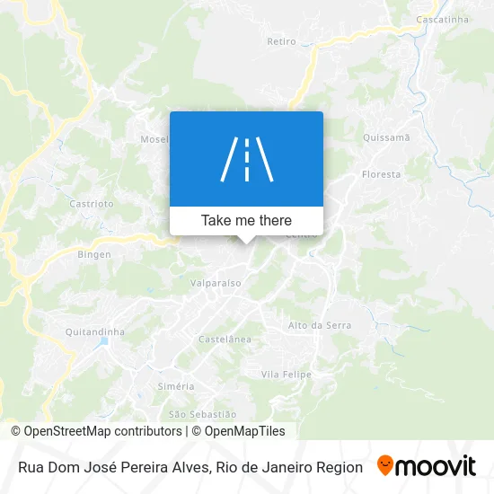 Rua Dom José Pereira Alves map
