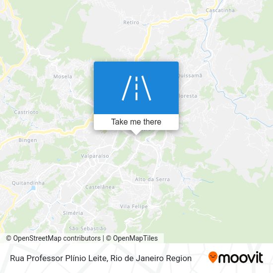 Rua Professor Plínio Leite map