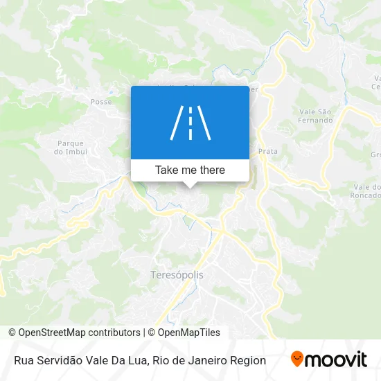 Rua Servidão Vale Da Lua map